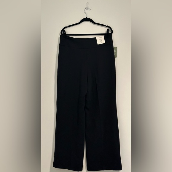 H&M Black High-Waist Wide-Leg Trousers - Picture 3 of 3